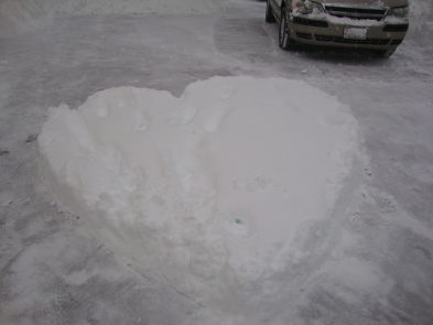 Snow heart
