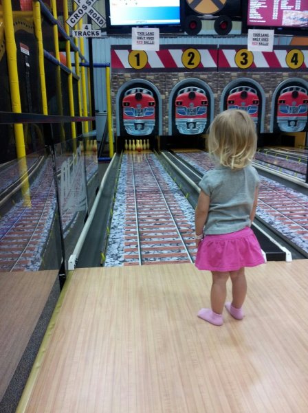 Bowling at Kidsport!