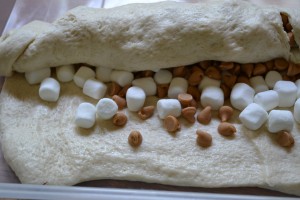 Peanut Butter and Marshmallow Roll