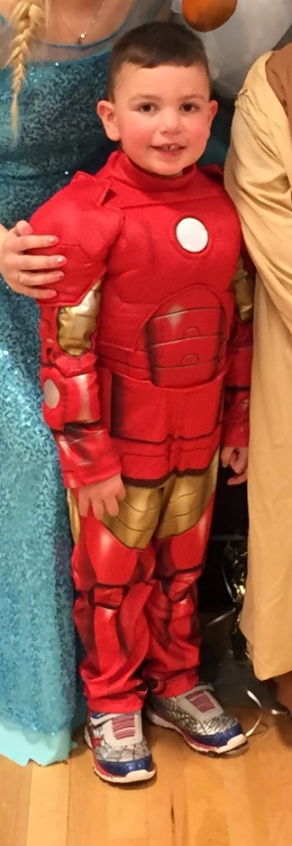 Heather's son on Halloween